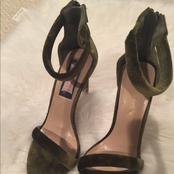 Shoe Republic LA Velvet heels US6.5 - Picture 2 of 5